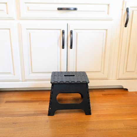 Trailer Life Camper's Choice Folding Step Stool - Black