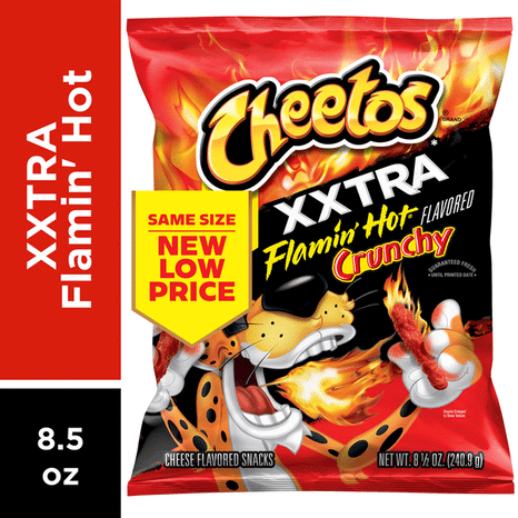 Cheetos Crunchy Xxtra Flamin' Hot Cheese Flavored Snacks