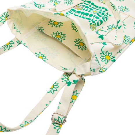 5B Style Printed Canvas Tote Bag, 13 x 17 Inch