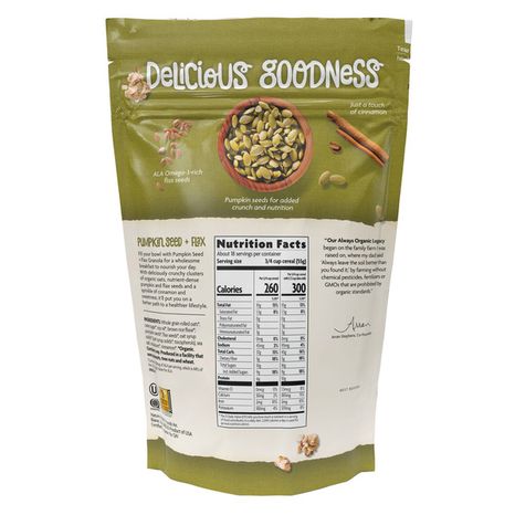 Nature's Path Pumpkin Seed + Flax Granola
