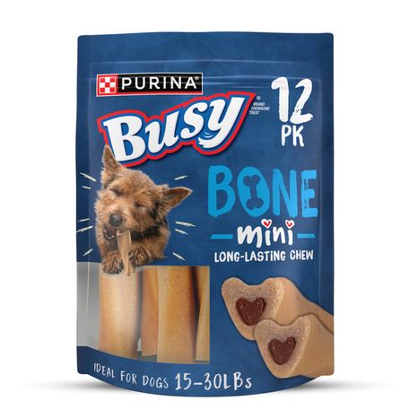 Purina Busy Bone Small Breed Adult Dog Chew Bone Treats, Mini