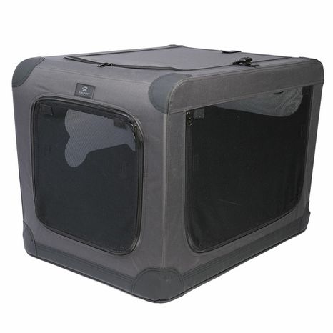 Top Paw Indoor & Outdoor Portable Dog Crate - Grey