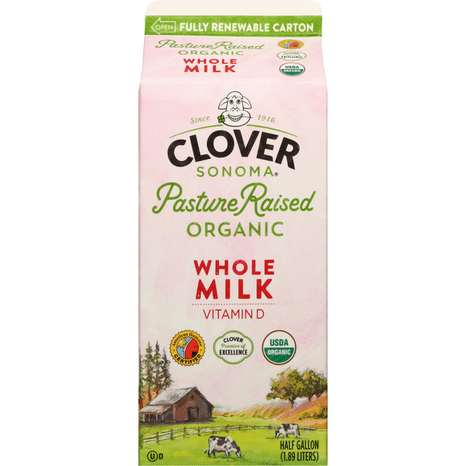 Clover Sonoma Organic Whole Milk