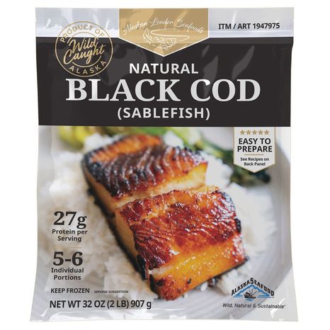 Alaskan Leader Seafood Natural Black Cod