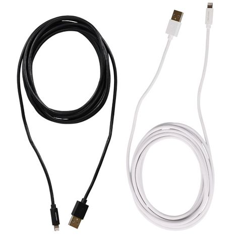 Techiva Lightning to USB A Cables