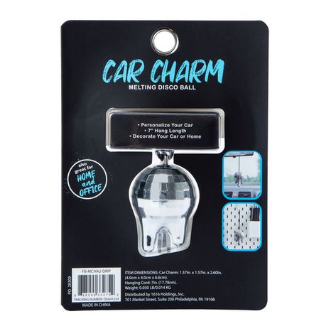 Five Below Drop Disco Ball Car Charm, Large