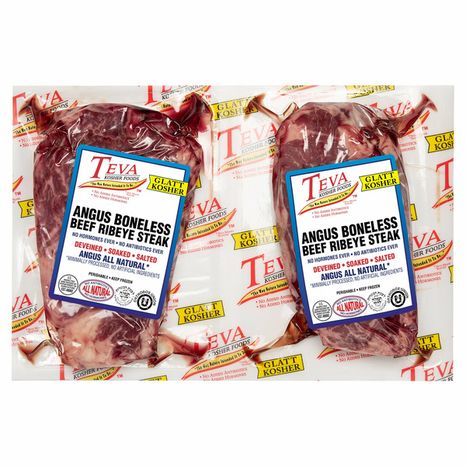 Teva Glatt Kosher Boneless Angus Beef Ribeye