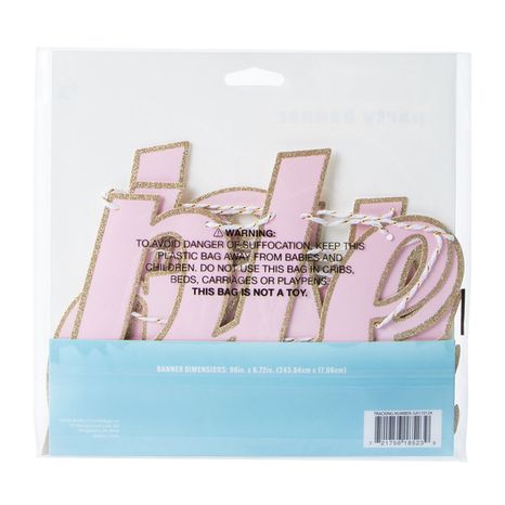 Please Leave By 9 Party Banner