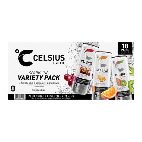 Celsius Live Fit Sparkling Energy Drinks