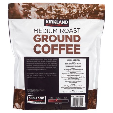 Kirkland Signature Medium Roast Coffee, 40 oz