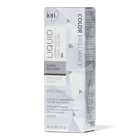ion Permanent Liquid Hair Color - 3N Dark Brown