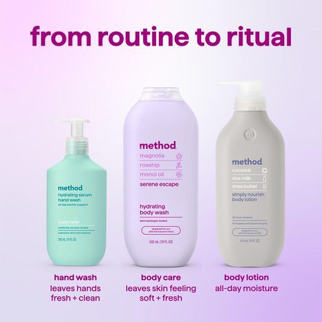 method Hydrating Serene Escape Body Wash