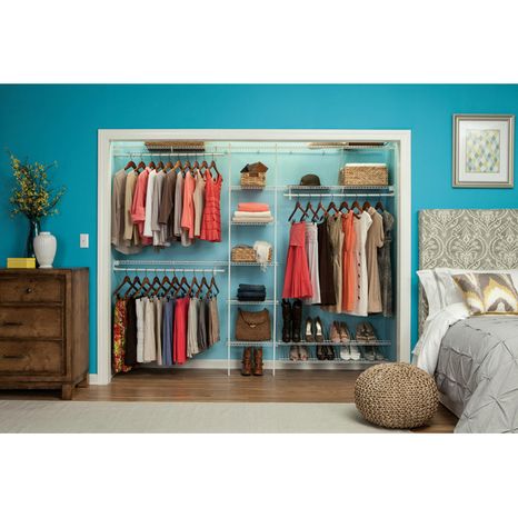 ClosetMaid Fixed Mount Drywall Back Clips - White