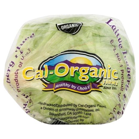 Organic Iceberg Lettuce