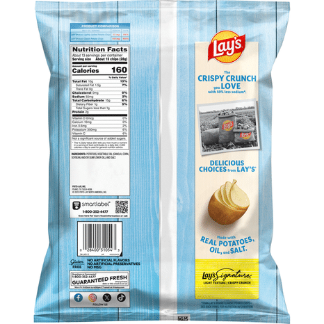 Lay's Lightly Salted Potato Chips Classic