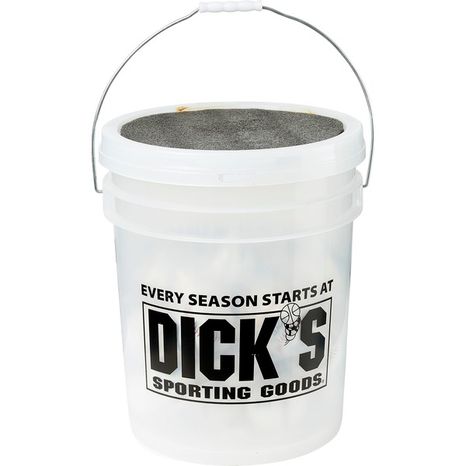 DICK'S Sporting Goods Bucket of Synthetic Baseballs