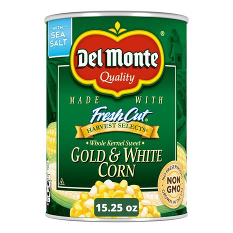 Del Monte Whole Kernel Sweet Gold & White Corn