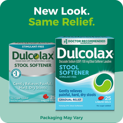 Dulcolax Stool Softener Laxative Liquid Gel Capsules