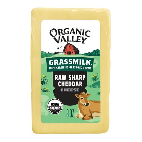 Organic Valley® Grassmilk Raw Organic Sharp Cheddar Cheese Block