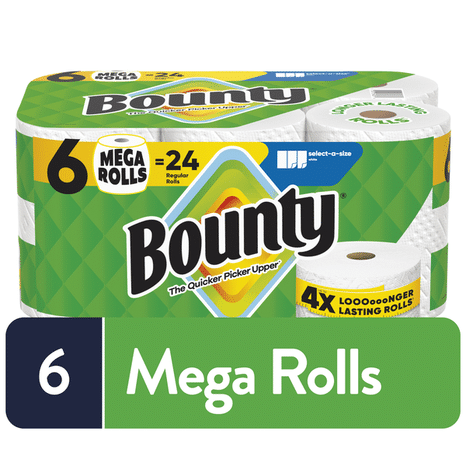 Bounty Paper Towels Select-A-Size