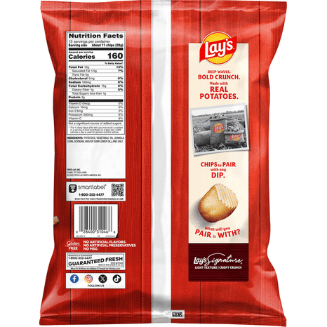 Lay's Wavy Original Party Size Potato Chips