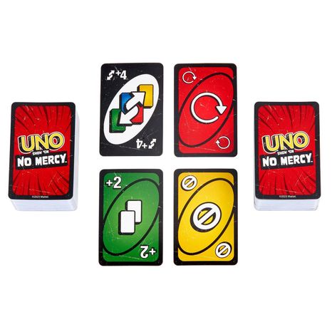 Mattel UNO No Mercy Card Game