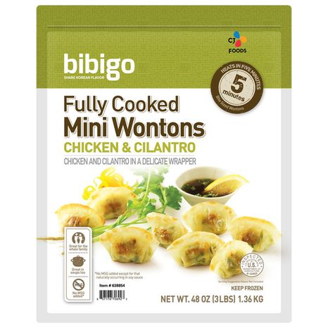 Bibigo Chicken & Cilantro Mini Wontons