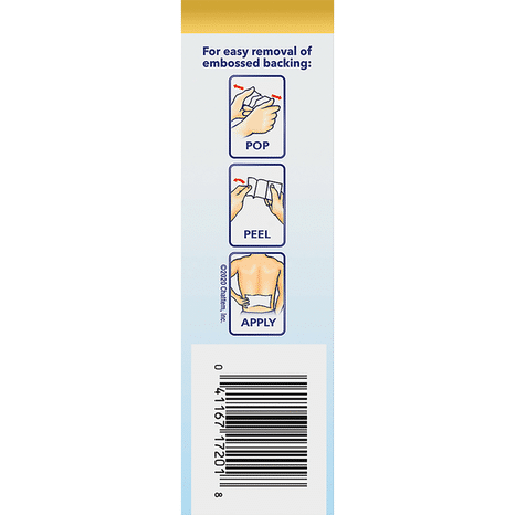 Icy Hot Pain Relief Patch, Lidocaine