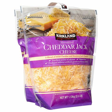 Kirkland Signature Cheddar / Monterey Jack, 2/2.5 lb