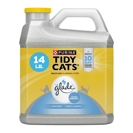 Purina Tidy Cats Clumping Cat Litter, Glade Clear Springs Multi Cat Litter