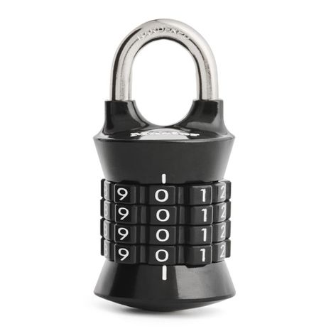 Master Lock Set Your Own 4 Dial Combination Padlock