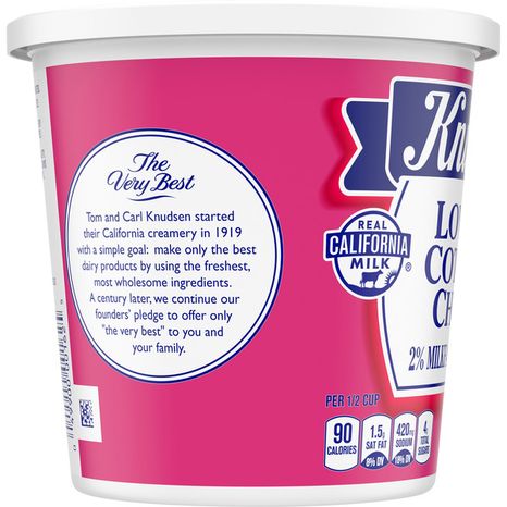 Knudsen Lowfat Cottage Cheese 2% Milkfat Small Curd