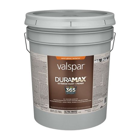 Valspar Duramax Semi-Gloss Exterior Paint & Primer - Nice White HGSW4067
