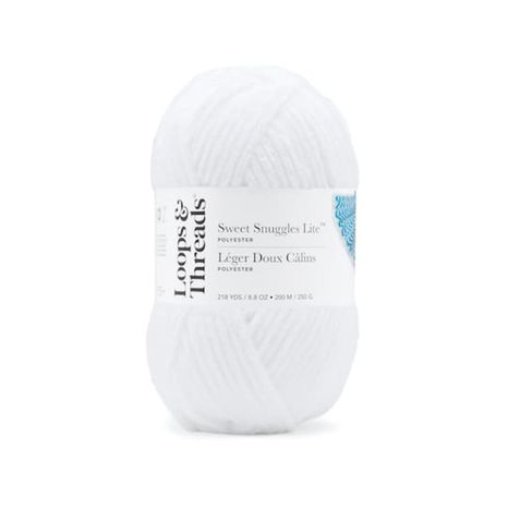 Loops & Threads Sweet Snuggles Lite Yarn - White