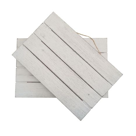 Make Market Whitewashed Plaque - 17"