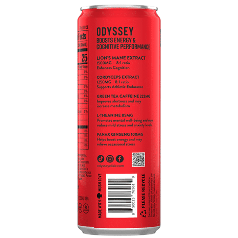 Odyssey 222 Strawberry Watermelon Sparkling Drink