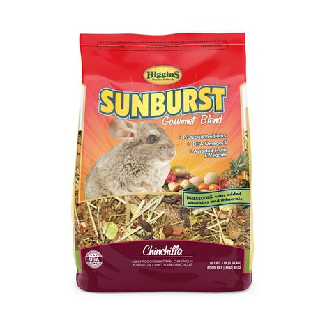Higgins Sunburst Gourmet Food Mix For Chinchilla
