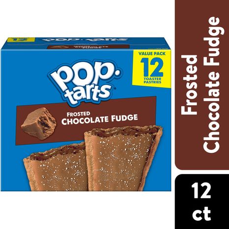 Pop-Tarts Frosted Chocolate Fudge Toaster Pastries, Breakfast Foods, Value Pack