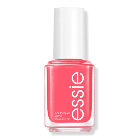 essie salon-quality nail polish, 8-free vegan, rosy pink, Throw In The Towel