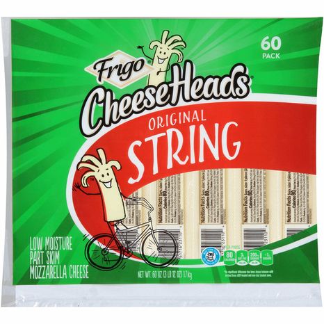 Frigo Cheese Heads Original String Cheese 60/1 oz