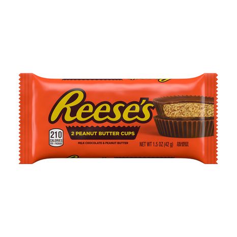Reese's Milk Chocolate Peanut Butter Cups, Candy Pack, 1.5 oz