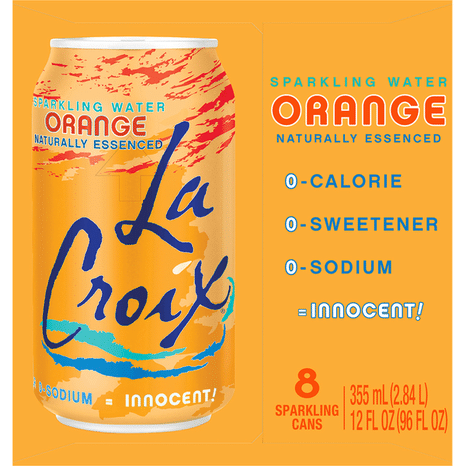 LaCroix Sparkling Water, Orange