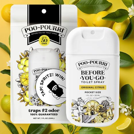 Poo-Pourri Original Citrus Pocket Sprayer, Before You Go Toilet Spray
