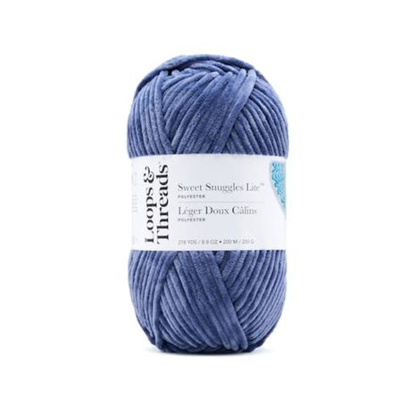 Loops & Threads Sweet Snuggles Lite Yarn - Cnty Blue