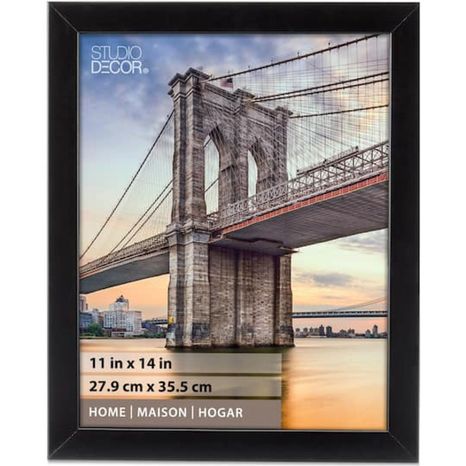 Studio Decor Flat Black Frame Home Collection