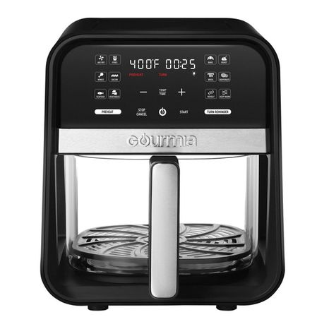 Gourmia Digital Air Fryer With Glass Basket