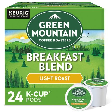 Green Mountain Coffee Roasters Breakfast Blend K-Cup Pods