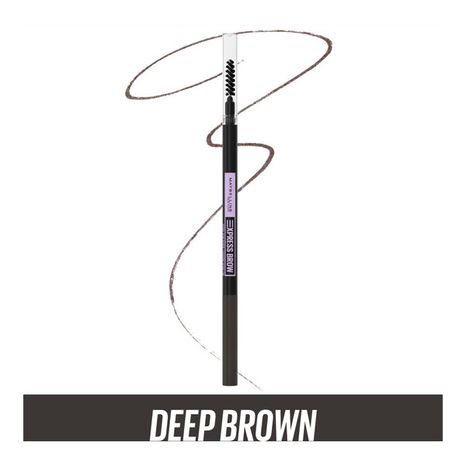 Maybelline Express Brow Ultra Slim Pencil Eyebrow Makeup, Precision Tip, Deep Brown