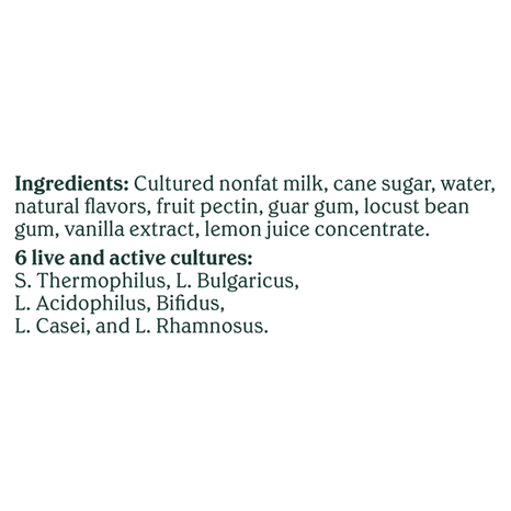 Chobani Nonfat Greek Vanilla Yogurt