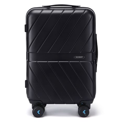 Bagsmart Polycarbonate Rolling Daren Carry-On Suitcase, 21-3/4 x 14 x 8-3/4 in - Black